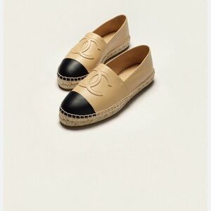 Chanel Espadrilles - size 7, comes with designer box.